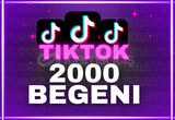 ANLIK / 2.000 TikTok Beğeni | 