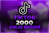 GARANTİLİ | 2000 TİKTOK BEĞENİ | HIZLI