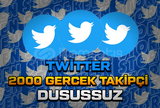 ⭐[KALİTELİ!] 2000 TWİTTER TAKİPÇİ DÜŞÜŞ OLMAZ