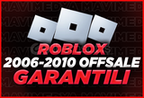 Anlık > 2006-2010 OFFSALE Roblox Hesabı