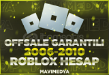 Anlık > 2006-2010 OFFSALE Roblox Hesabı