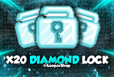 ⭐ANLIK⭐ 20X Diamond Lock / GROWTOPİA
