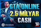 Anlık | 2.5 Milyar Cash - GTA Online + Ban Yok