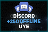 ANLIK | 250 Adet Discord Offline Üye