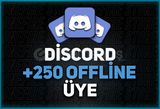 ANLIK | 250 Adet Discord Offline Üye