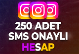 ANLIK | 250 Adet Instagram | SMS Onaylı DOLU