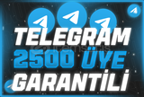 ⭐ ANLIK +2.500 TELEGRAM ÜYE ⭐