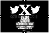 [GARANTİ + HIZLI] 25.000 Twitter Görüntülenme