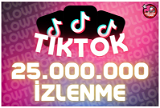 ⭐[ANLIK] 25.000.000 Türk İzlenme + Garantili ⭐