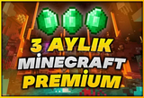 Anlık | 3 Aylık Minecraft Premium