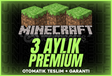 Anlık | 3 Aylık Minecraft Premium