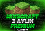 Anlık | 3 Aylık Minecraft Premium