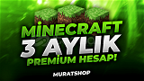 Anlık | 3 Aylık Minecraft Premium + Garanti
