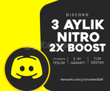 3 Aylık Nitro 2x Boost