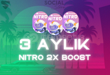 3 Aylık Discord Nitro 2x Boost - Otomatik