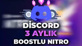 |ANLIK| 3 AYLIK NİTRO +2X BOOST✨️