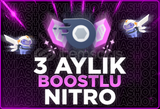 ANLIK | 3 AYLIK NİTRO + 2X BOOST | DİSCORD