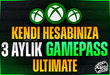 Anlık | 3 Aylık Xbox Gamepass Ultimate 