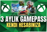 Anlık | 3 Aylık Xbox Gamepass Ultimate Online