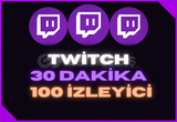 [ANLIK}⭐30 DK +100 Twitch Canlı Yayın İzleyici⭐