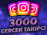 ⭐Anlık | 3000 Gerçek Takipçi