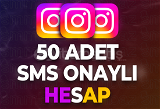 ANLIK | 50 Adet Instagram | SMS Onaylı DOLU