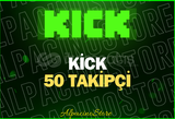 [KALİTELİ] Kick 50 Takipçi | Garantili