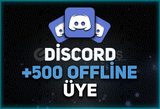 ANLIK | 500 Adet Discord Offline Üye