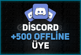 ANLIK | 500 Adet Discord Offline Üye