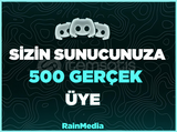 ⭐[ANLIK] 500 Gerçek Üye !!!