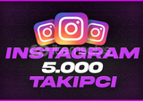 ⭐ANLIK⭐ 5000 Instagram Gerçek Takipçi