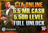 Anlık | 5.5 MR Cash + 5500 Level + FULL Unlock