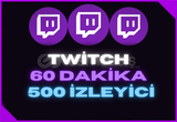 [ANLIK}⭐60 DK +500 Twitch Canlı Yayın İzleyici⭐