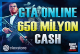 Anlık | 650 Milyon Cash - GTA Online + Ban Yok