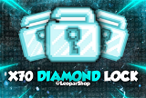 ⭐ANLIK⭐ 70X Diamond Lock / GROWTOPİA