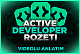 ⭐️[ANLIK] Active Developer Rozeti⭐️