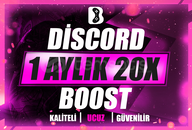 [STOK VAR] 1 AYLIK 20X BOOST | 1DK TESLİM