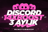 ⭐[ANLIK+BOTSUZ] DİSCORD 3 AYLIK 14X BOOST⭐