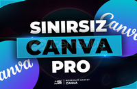 Anlık | Canva Pro Sınırsız + Kendi Hesabınıza