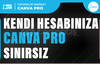 Anlık | Canva Pro Sınırsız + Kendi Hesabınıza