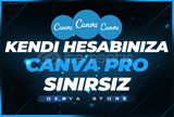 Anlık | Canva Pro Sınırsız + Kendi Hesabınıza