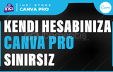 Anlık | Canva Pro Sınırsız + Kendi Hesabınıza