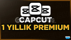 Anlık | Capcut Pro Yıllık Premium + Garanti