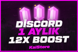 (ANLIK) Discord 1 Aylık 12x Boost