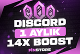 ⭐ANLIK⭐Discord 1 Aylık 14x Boost⭐