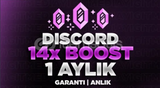 ⭐[] Discord 1 AYLIK 14X BOOST