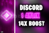 ⭐ (ANINDA) Discord | 1 AYLIK 14X BOOST ⭐