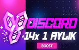 ⭐️[] DİSCORD 1 AYLIK 14X BOOST⭐️