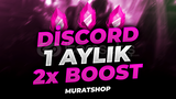 ⭐ [] DİSCORD 1 AYLIK 2X BOOST | BOTSUZ ⭐