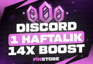 ⭐ANLIK⭐Discord 1 Haftalık 14x Boost⭐